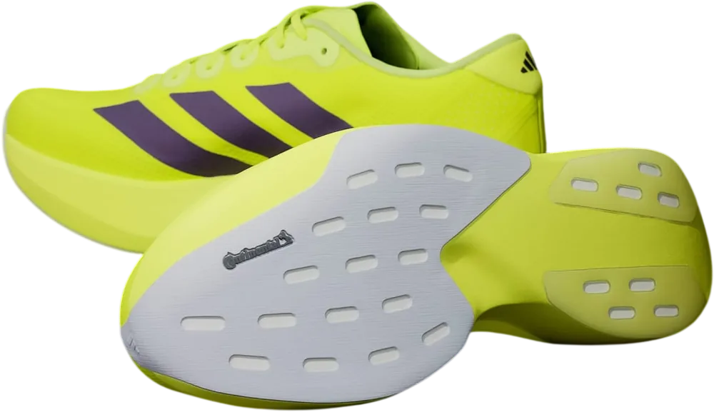 adidas Adizero EVO SL Woven Solar Yellow / Aurora Plum / Powder Plum homme, autre vue