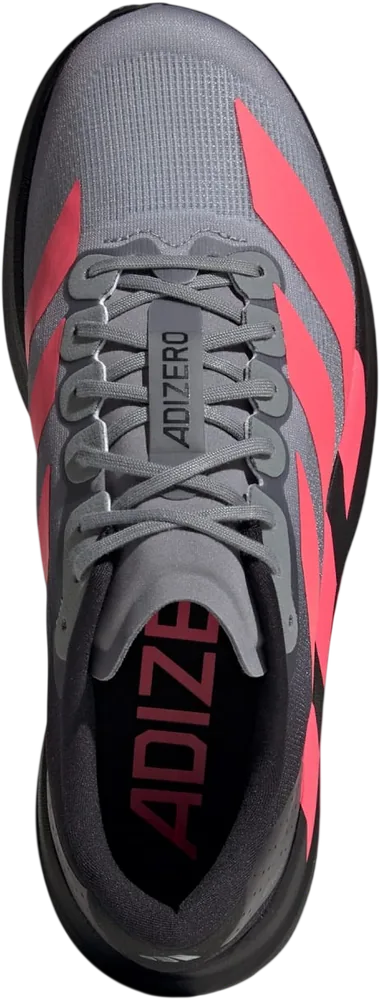 adidas Adizero EVO SL Core Black / Solar Turbo / Light Onix homme, vue de dessus