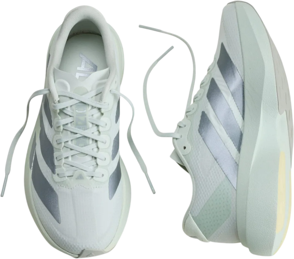adidas Adizero EVO SL Crystal Jade / Tech Grey Metallic / Wonder Silver femme, vue de dessus