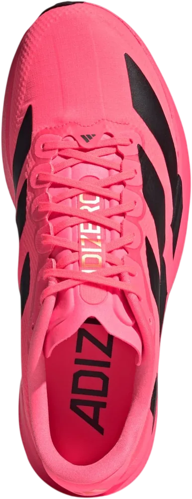 adidas Adizero EVO SL Solar Turbo / Core Black / Carbon homme, vue de dessus