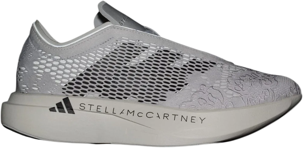 adidas Adizero EVO SL adidas by Stella McCartney Cloud White / Core Black / Reflective Silver femme, profil extérieur