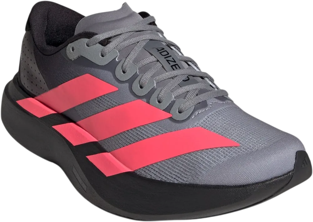 adidas Adizero EVO SL Core Black / Solar Turbo / Light Onix femme, vue trois quarts