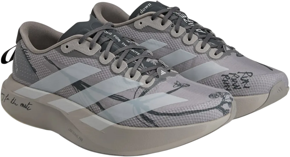adidas Adizero EVO SL Song for the Mute Dove Grey / Grey Two / Grey Six homme, vue trois quarts