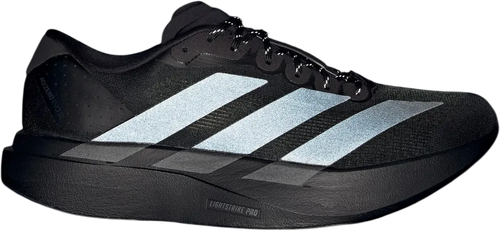 adidas Adizero EVO SL Core Black / Carbon / White Tint homme, profil extérieur