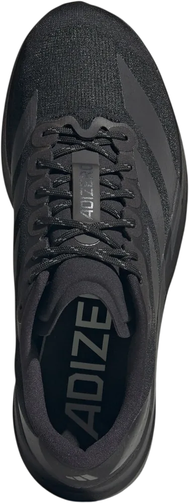 adidas Adizero EVO SL Core Black / Carbon / White Tint homme, vue de dessus