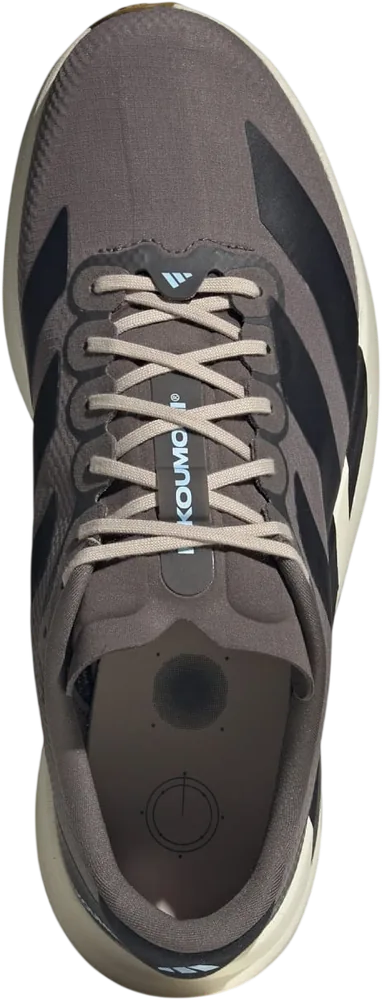 adidas Adizero EVO SL Charcoal / Night Grey / Clear Sky homme, vue de dessus