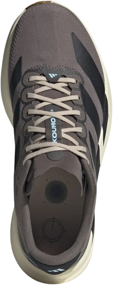 adidas Adizero EVO SL Charcoal / Night Grey / Clear Sky femme, vue de dessus