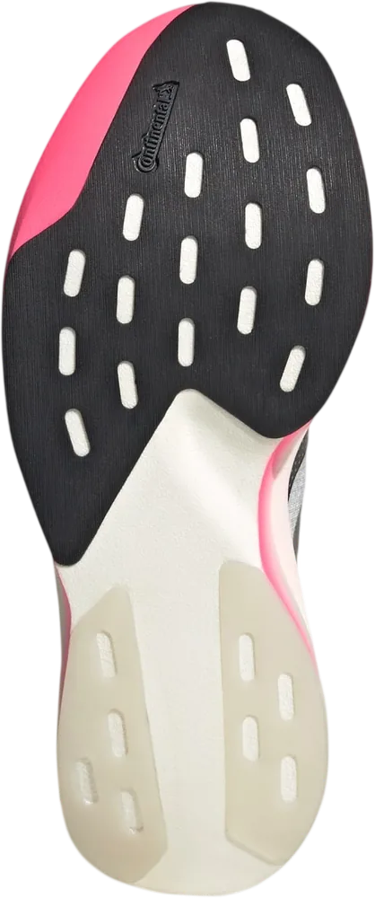 adidas Adizero EVO SL Cloud White / Core Black / Solar Turbo femme, semelle extérieure
