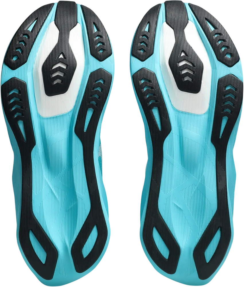 ASICS Novablast 6 Energy Aqua / White homme, semelle extérieure