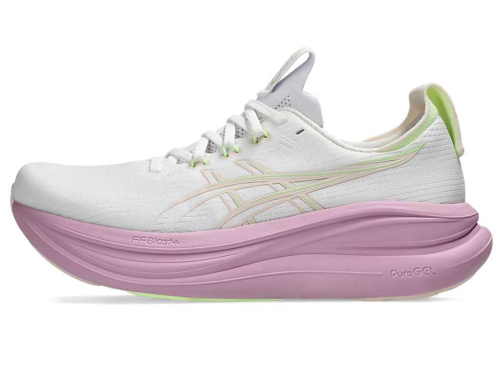 ASICS Gel-Nimbus 28 White / Hazy Lilac femme