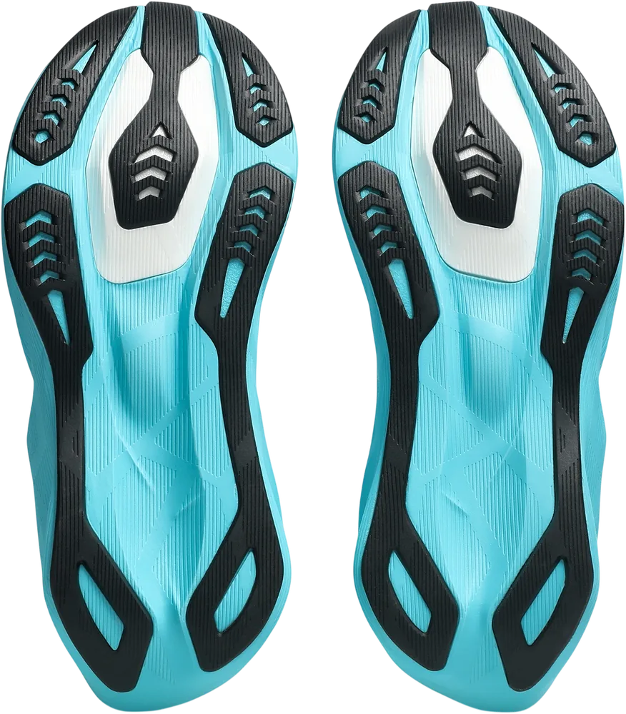 ASICS Novablast 6 Energy Aqua / White femme, semelle extérieure