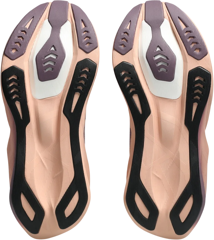 ASICS Novablast 6 Dusty Mauve / Cantaloupe femme, semelle extérieure
