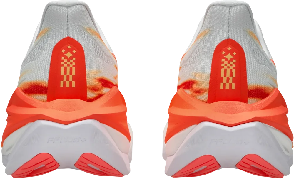 ASICS Superblast 3 White / Orange Glow unisexe, vue arrière