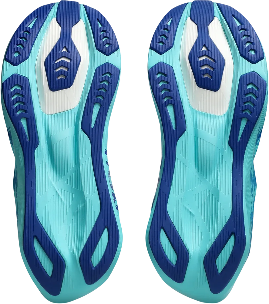 ASICS Novablast 6 Sydney White / Ice Mint homme, semelle extérieure
