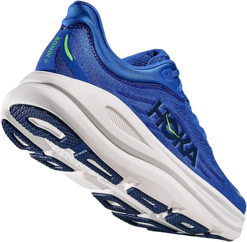 HOKA Bondi 9 Cobalt Blue / Ultramarine, vue arrière