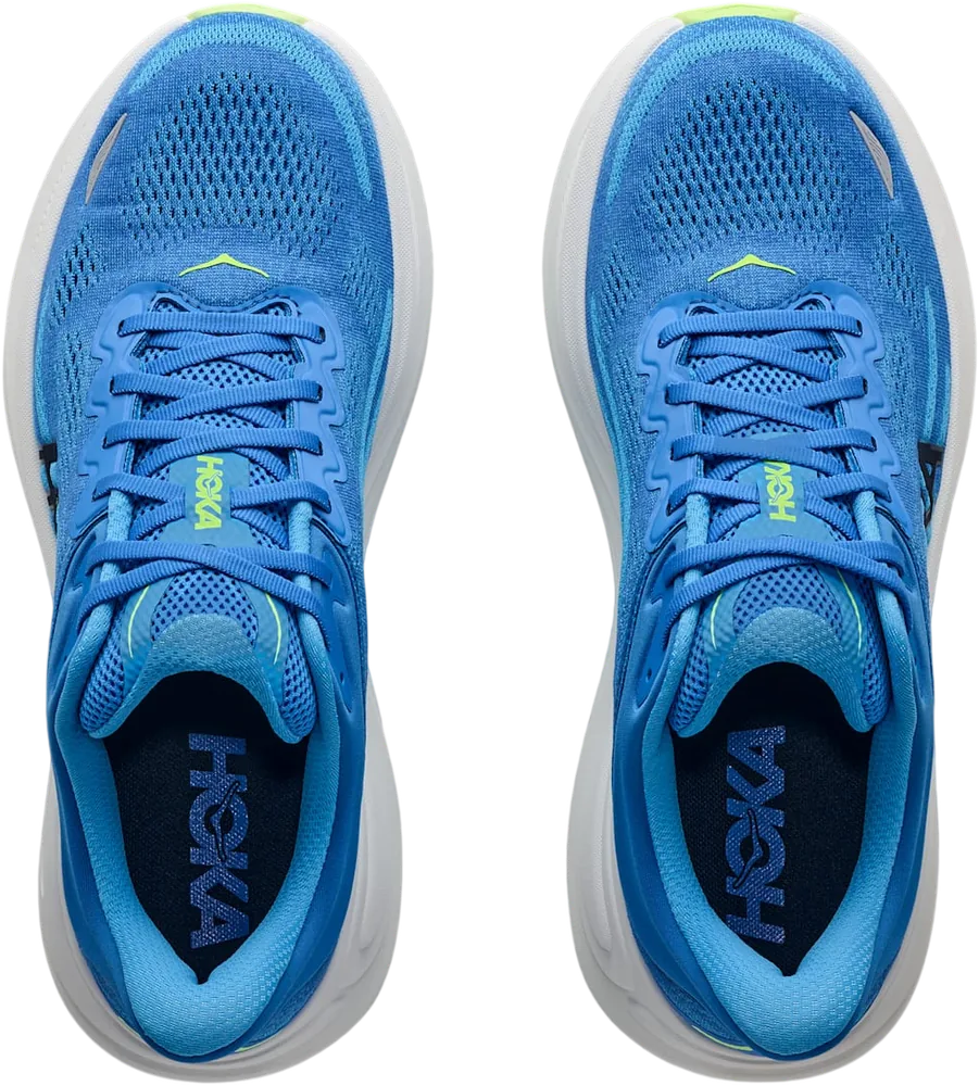 HOKA Bondi 9 Virtual Blue/Soft Cobalt, vue de dessus