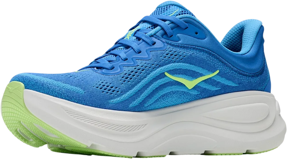 HOKA Bondi 9 Virtual Blue/Soft Cobalt, vue trois quarts