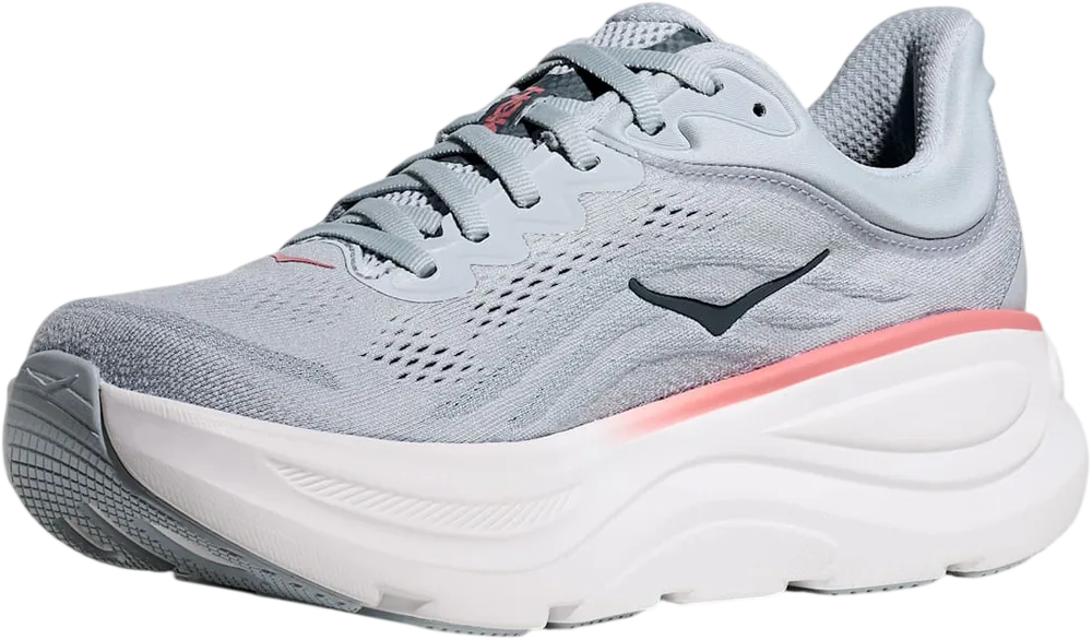 HOKA Bondi 9 Mineral Blue/Washed Blue, vue trois quarts