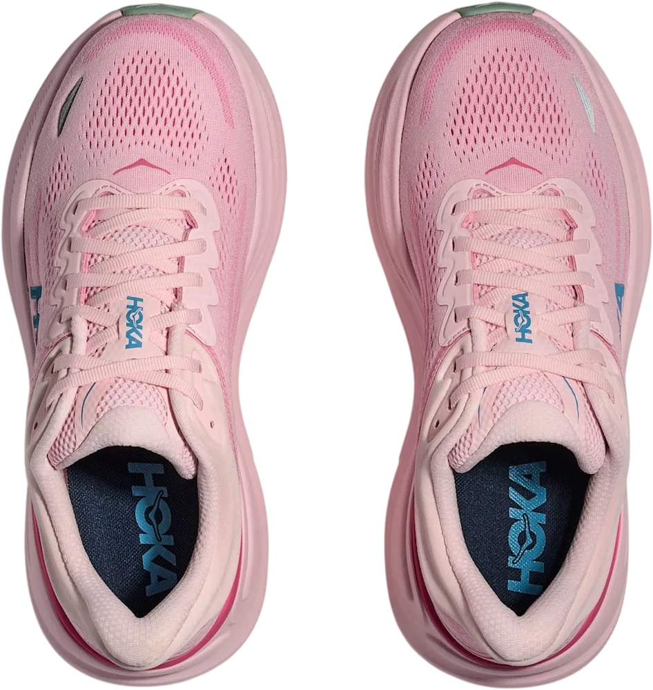 HOKA Bondi 9 Rose Tea/Petal, vue de dessus