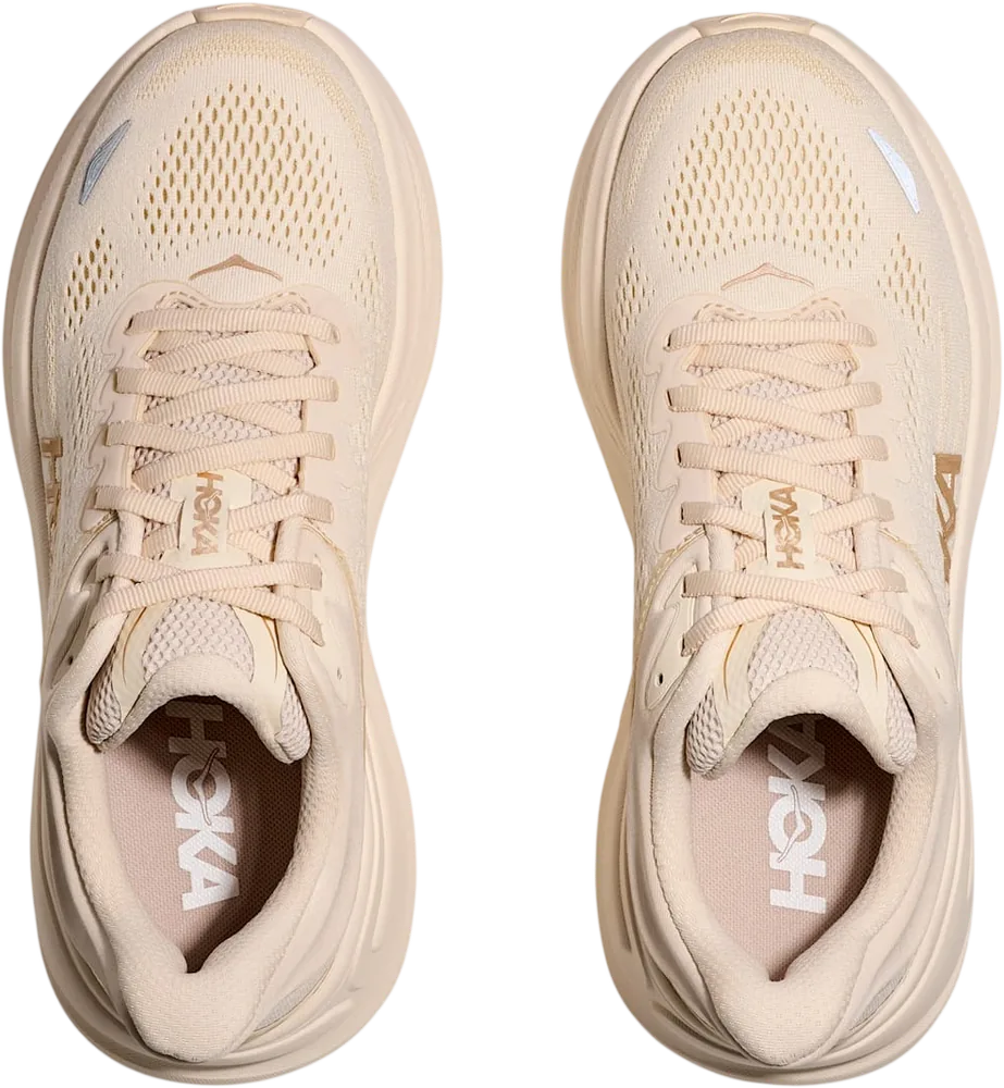 HOKA Bondi 9 Vanilla/Birch, vue de dessus