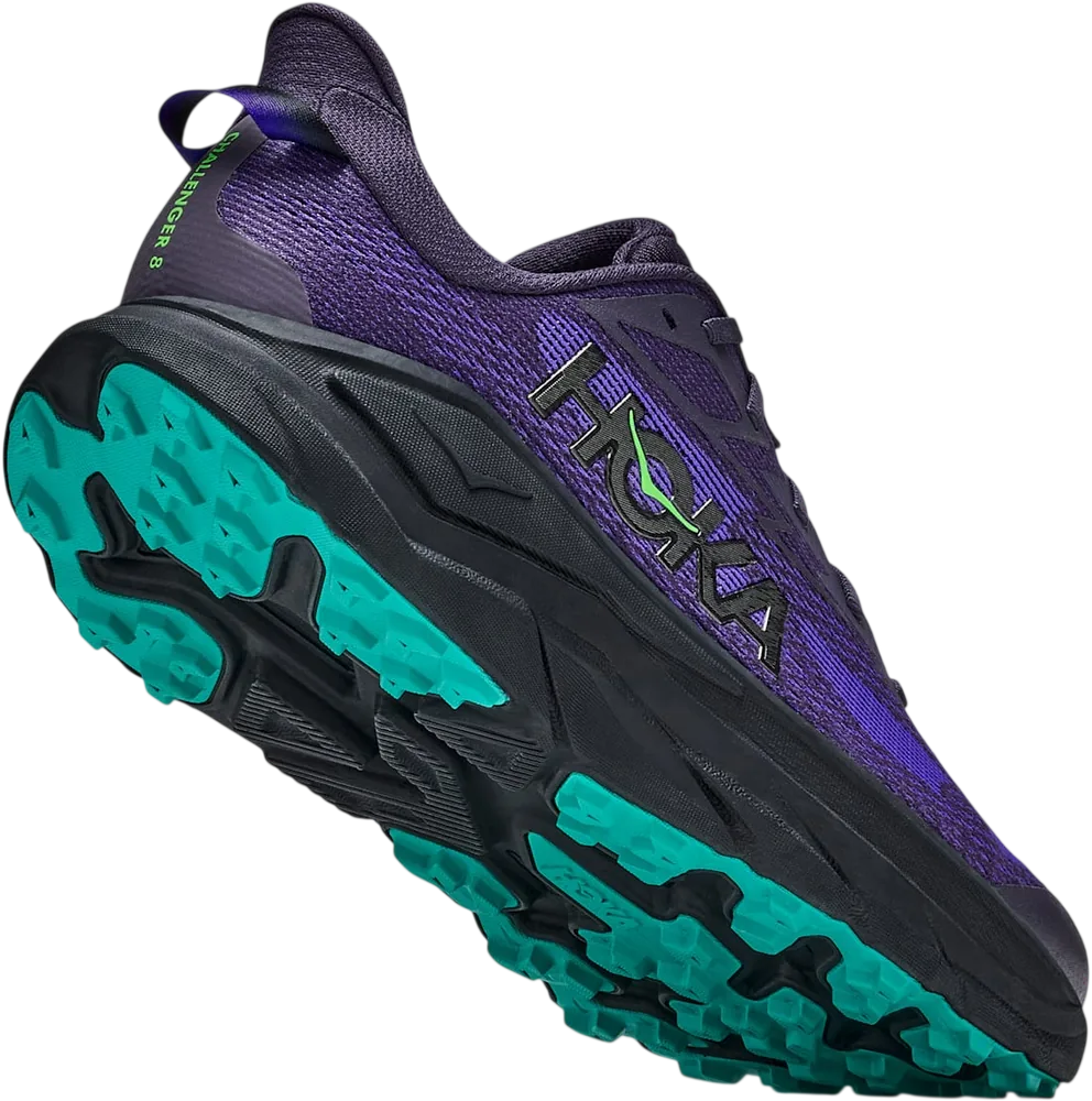 HOKA Challenger 8 Squid Ink/Black, vue trois quarts