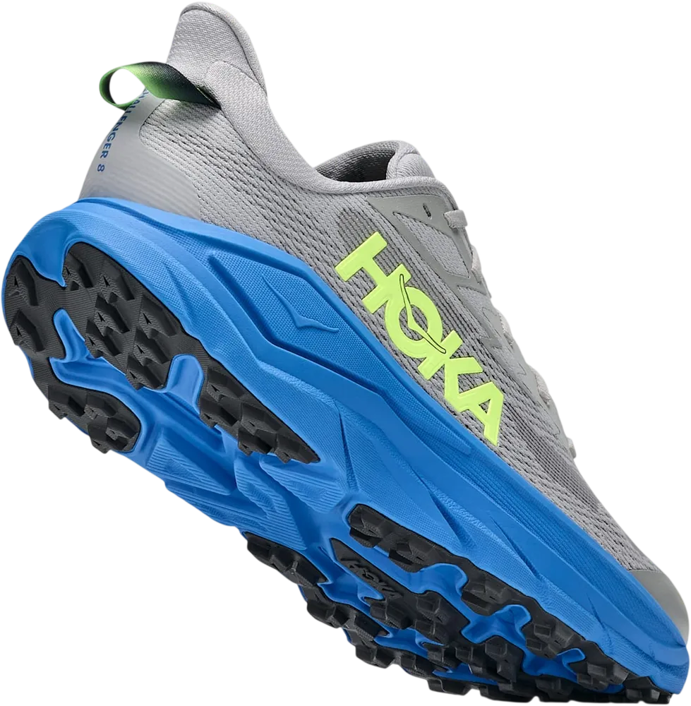 HOKA Challenger 8 Stardust/Virtual Blue, vue trois quarts