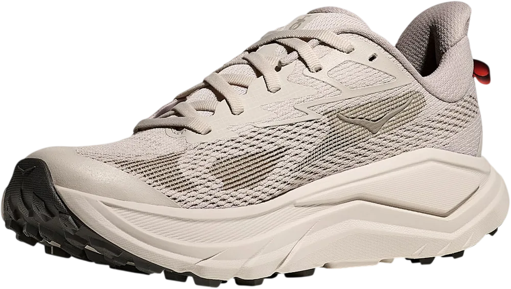 HOKA Challenger 8 Stucco/Asphalt Grey, vue trois quarts