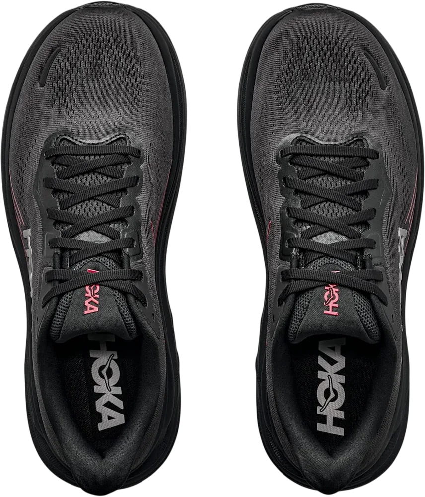HOKA Clifton 11 Black/Pepper, vue de dessus