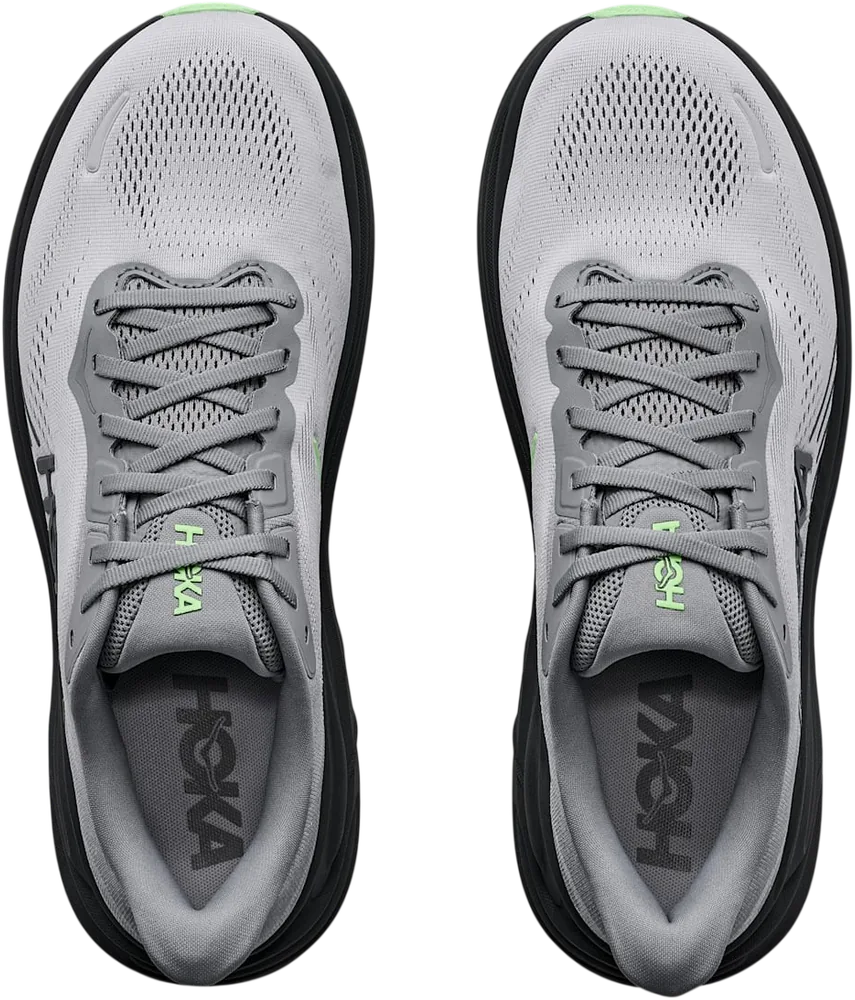 HOKA Clifton 11 Galactic Grey/Stardust, vue de dessus
