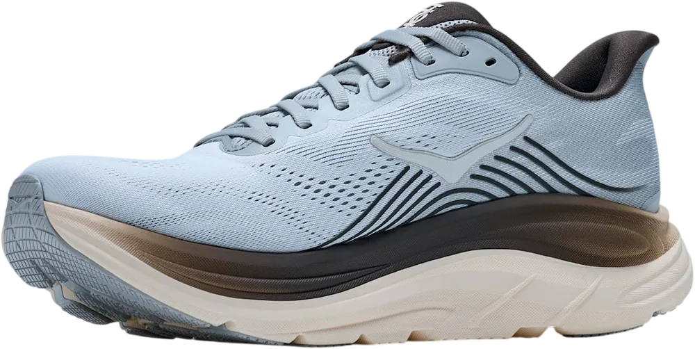 HOKA Clifton 11 Stardust/Alabaster, vue trois quarts
