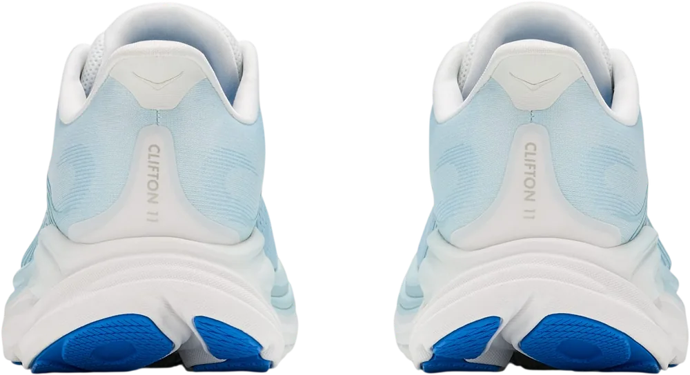 HOKA Clifton 11 Frost/Glimmering Blue, vue arrière