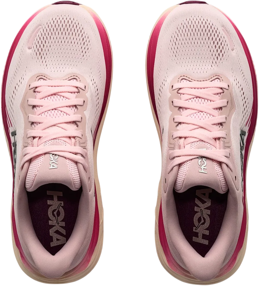 HOKA Clifton 11 Pink Opal/Alabaster, vue de dessus