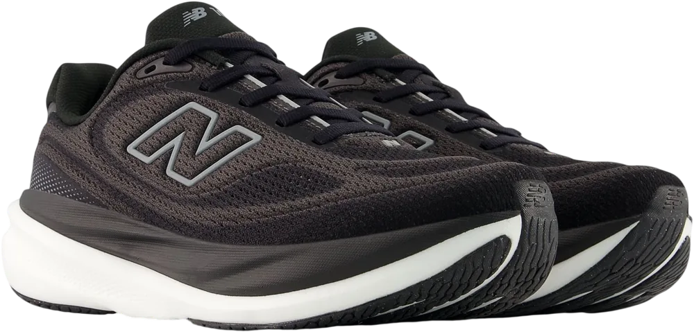 New Balance 1080 v15 Black / Slate Grey femme, vue trois quarts