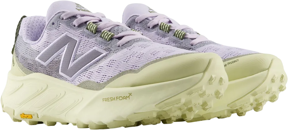 New Balance Fresh Foam X Hierro v9 Smoked Violet / Morel femme, vue trois quarts