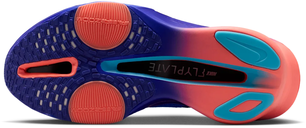 Nike Alphafly 3 Racer Blue / Atomic Pink, semelle extérieure