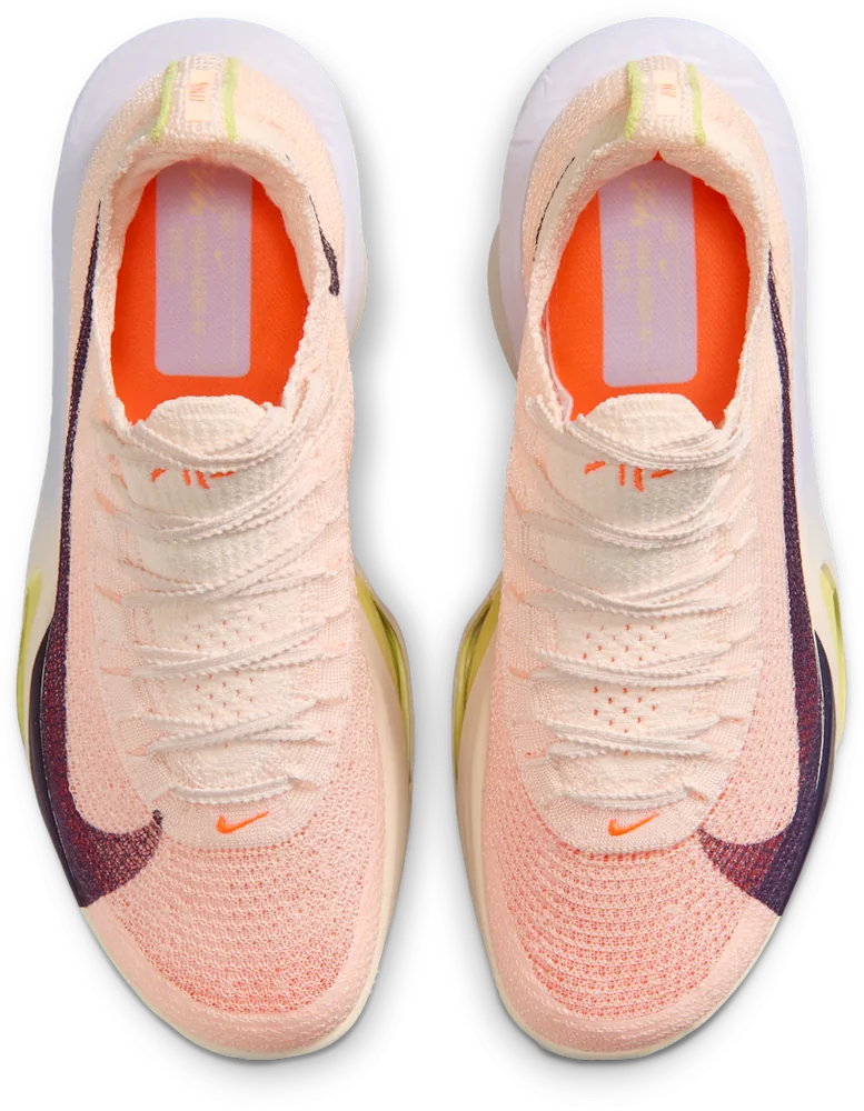 Nike Alphafly 3 Chalk / Hyper Crimson, vue de dessus