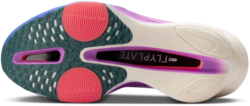 Nike Alphafly 3 Fuchsia Glow / Bright Violet, semelle extérieure