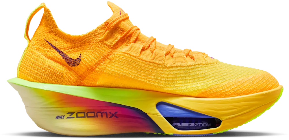 Nike Alphafly 3 Laser Orange / Citron Pulse, profil intérieur