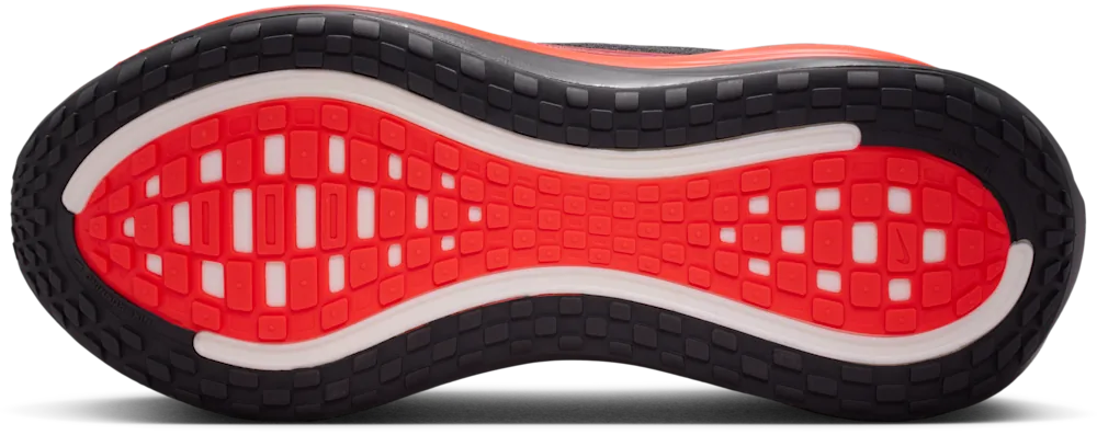 Nike Vomero Plus Anthracite / Bright Crimson, semelle extérieure