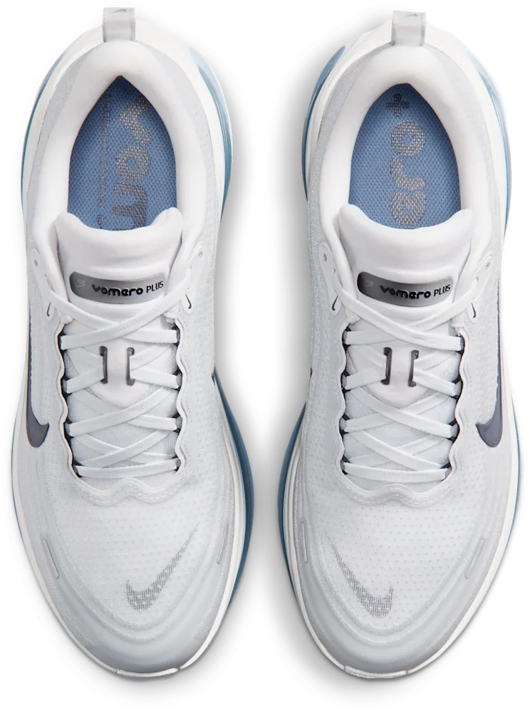 Nike Vomero Plus Off White / Grey Fog, vue de dessus