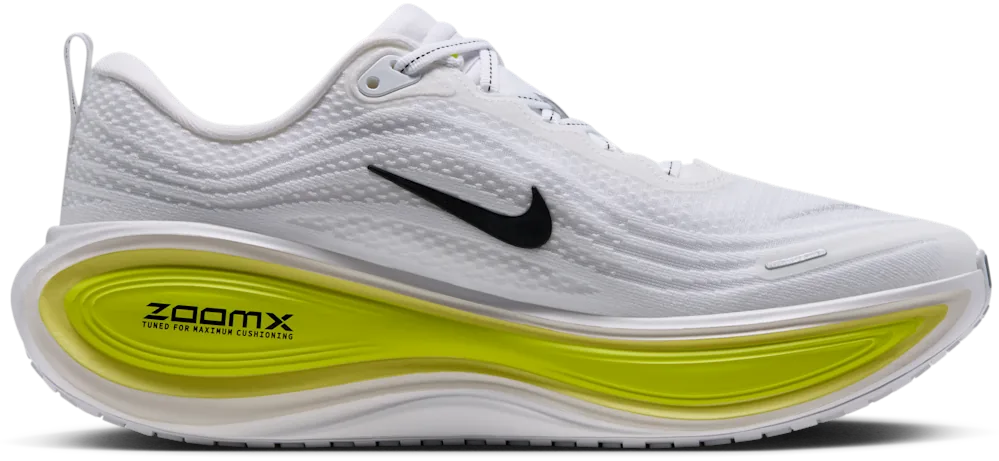 Nike Vomero Plus Blanc / Lemon Venom, profil intérieur