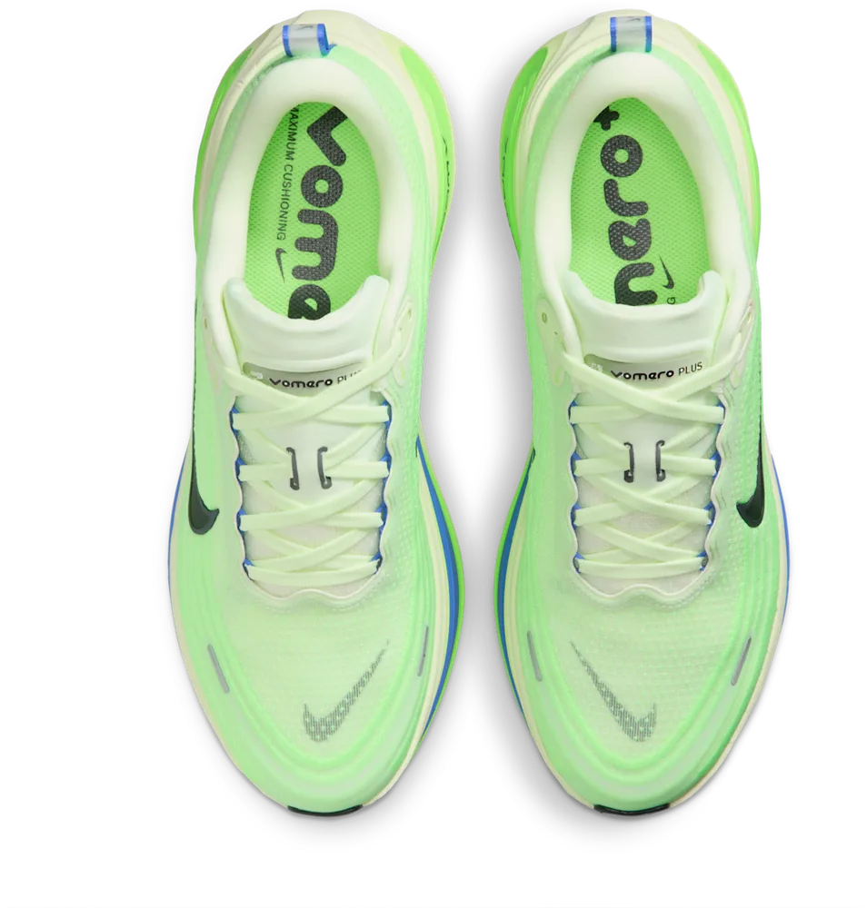 Nike Vomero Plus Volt Tint / Lime Blast, vue de dessus