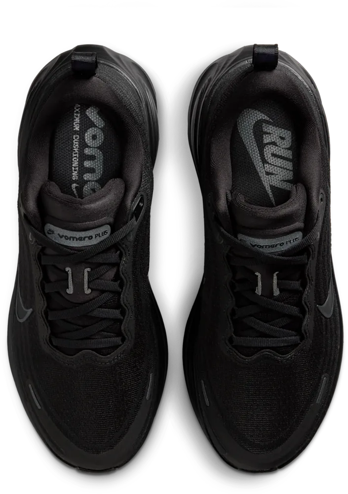 Nike Vomero Plus Noir / Metallic Dark Grey / Cool Grey / Dark Smoke Grey femme, vue de dessus