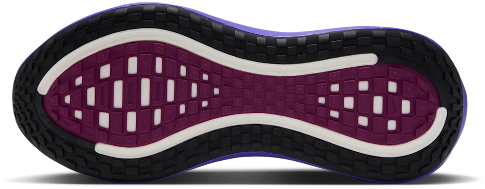 Nike Vomero Plus Noir / Persian Violet, semelle extérieure