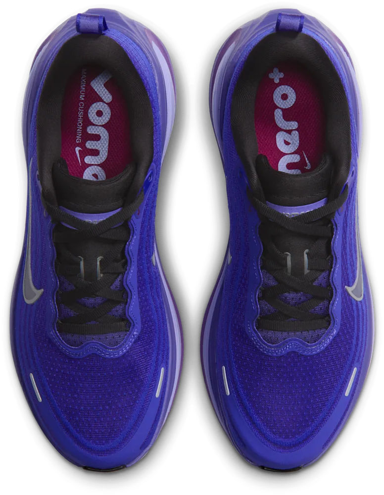Nike Vomero Plus Noir / Persian Violet, vue de dessus