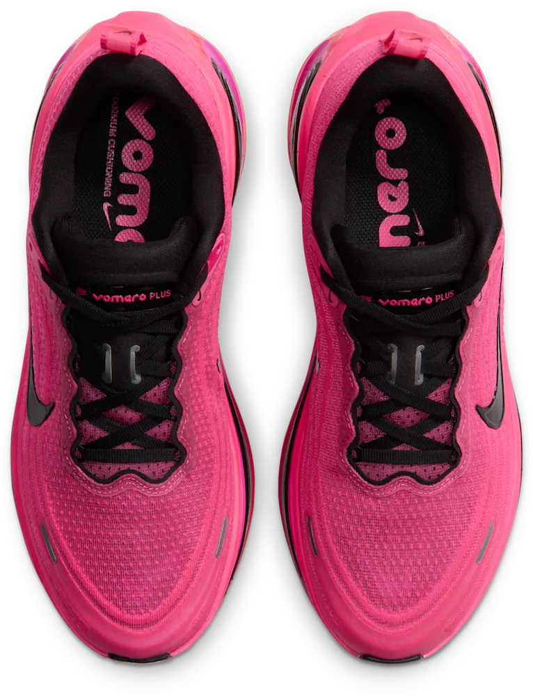 Nike Vomero Plus Noir / Hyper Pink, vue de dessus