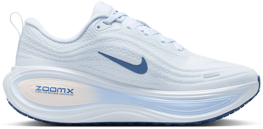 Nike Vomero Plus Blanc / Aluminum, profil intérieur