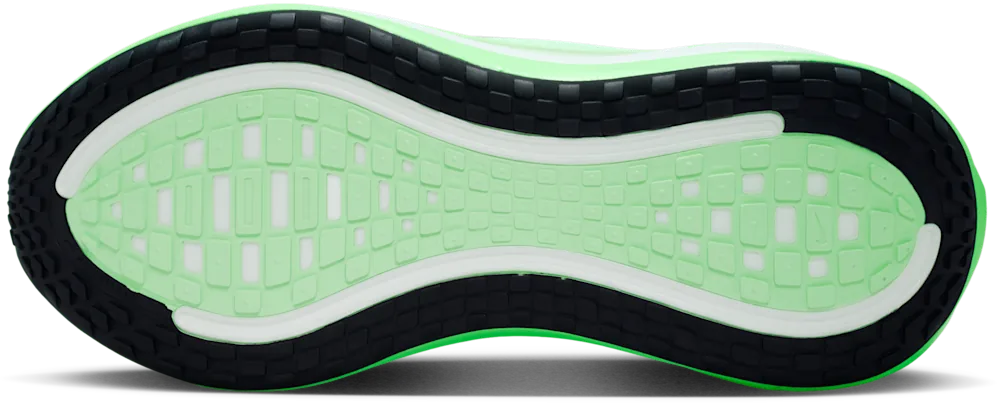 Nike Vomero Plus Blanc / Illusion Green, semelle extérieure