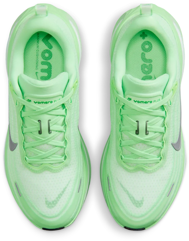 Nike Vomero Plus Blanc / Illusion Green, vue de dessus