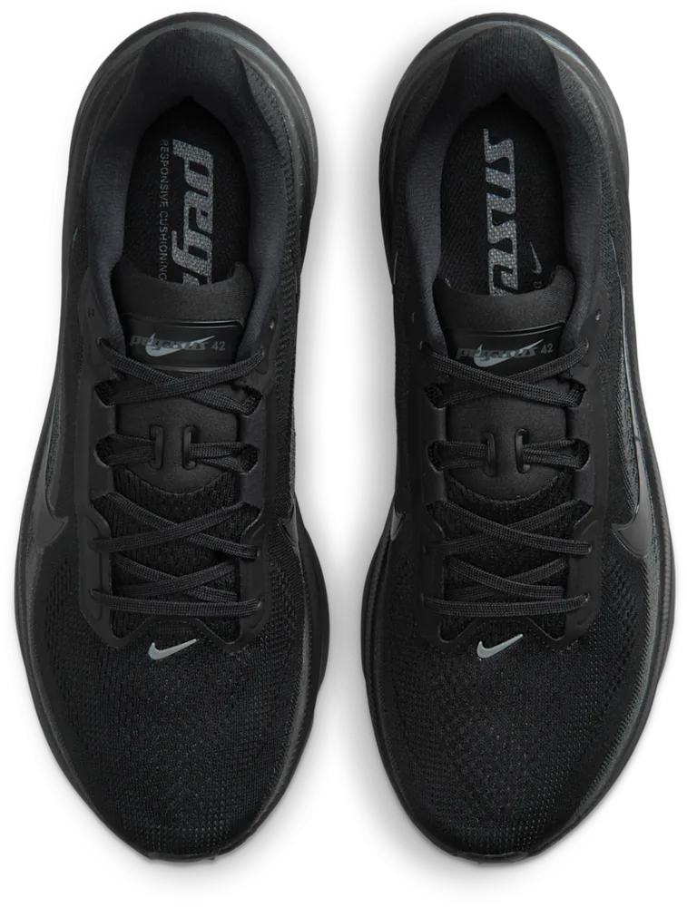 Nike Pegasus 42 Noir / Anthracite, vue de dessus